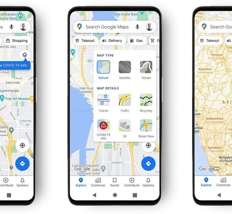 Google Mapy získajú novú aktualizáciu v podobe Covid Mapy
